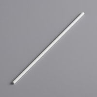 EcoChoice 10" White Jumbo Unwrapped Paper Straw - 4800/Case