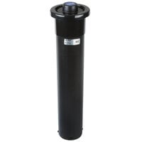 San Jamar C2210CBK Euro EZ-Fit® In-Counter 6 - 24 oz. Cup Dispenser with Black Gasket - 23 1/4 inch Long