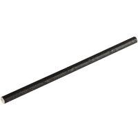 EcoChoice 5 1/2 inch Black Unwrapped Paper Sip Straw - 500/Pack
