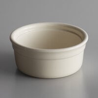 Syracuse China 950027739 Casablanca 8 oz. Cream White Medium Porcelain Pot Pie Dish - 24/Case