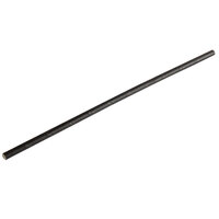 EcoChoice 10 inch Black Jumbo Unwrapped Paper Straw - 4800/Case