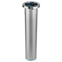 San Jamar C6400C18 Stainless Steel In-Counter 12 - 24 oz. Cup Dispenser - 18 inch Long