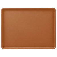 Cambro 1216D508 12" x 16" Suede Brown Dietary Tray - 12/Case