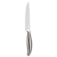 American Metalcraft SSKNF9 9 inch Satin Finish Stainless Steel Serrated Steak Knife