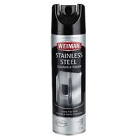 Weiman W49 17 oz. Aerosol Stainless Steel Cleaner & Polish - 6/Case