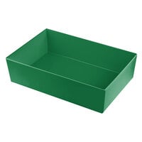 Tablecraft CW5002GN Simple Solutions Full Size Green Cast Aluminum Deep Straight Sided Bowl - 5" Deep