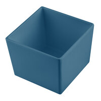 Tablecraft CW5018PB Simple Solutions 1/6 Size Pigeon Blue Cast Aluminum Straight Sided Bowl - 5" Deep