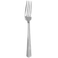 Walco 49051 Hyannis 7 5/8 inch 18/10 Stainless Steel Extra Heavy Weight European Table Fork - 24/Case
