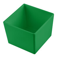 Tablecraft CW5018GN Simple Solutions 1/6 Size Green Cast Aluminum Straight Sided Bowl - 5" Deep