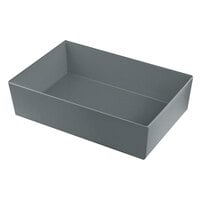 Tablecraft CW5002GR Simple Solutions Full Size Granite Cast Aluminum Deep Straight Sided Bowl - 5" Deep