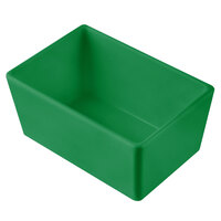 Tablecraft CW5020GN Simple Solutions 1/9 Size Green Cast Aluminum Straight Sided Bowl - 3" Deep