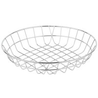 American Metalcraft WISS10 Stainless Steel Round Wire Basket 10"
