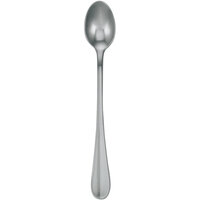 Walco 9404FS Lancer 7 1/4 inch 18/10 Fieldstone Finish Stainless Steel Extra Heavy Weight Iced Tea Spoon - 24/Case
