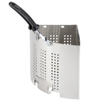 Vollrath 68130 Wear-Ever 3 Qt. Perforated Stainless Steel Wedge Inset with TriVent Silicone Handle