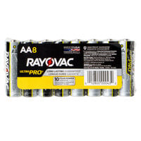 Rayovac ALAA-8J Ultra Pro Industrial AA Alkaline Batteries - 8/Pack