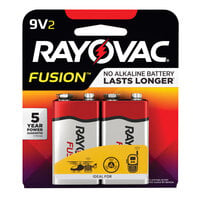 Rayovac A1604-2TFUSK Fusion 9V Advanced Alkaline Batteries   - 2/Pack