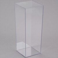 Cal-Mil 879-12 5 inch x 12 inch Square Clear Acrylic Accent Display Vase