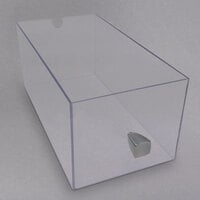 Cal-Mil 1479DRAWER Eco-Modern Clear Acrylic Drawer with Silver Knob