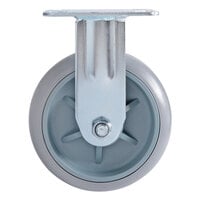 Lavex Lodging Fixed Plate Caster for Small Housekeeping Carts