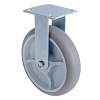 Lavex Lodging Fixed Plate Caster for Large Housekeeping Carts