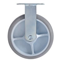 Lavex Lodging Fixed Plate Caster for Large Housekeeping Carts