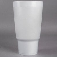 Dart 32AJ20 32 oz. White Foam Travel Cup - 16/Pack