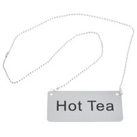 Coffee Chafer Name Plate - Hot Tea