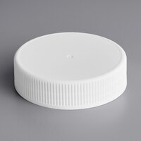 63/485 White Flat Top Induction-Lined Spice Lid