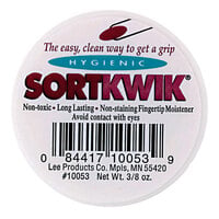 LEE 10053 Sortwik 0.375 oz. Fingertip Moistener - 3/Pack