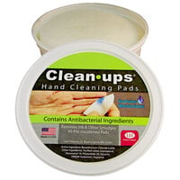 LEE 10145 Clean-Ups 3 inch Hand Cleaning Wipes - 60/Pack