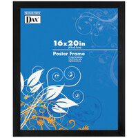 DAX 2863V2X 16 inch x 20 inch Black Solid Wood Wide-Profile Poster Frame