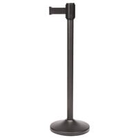 CSL 5500BK-BLK 39" Black Stanchion Set with 78" Belt and 2 Posts