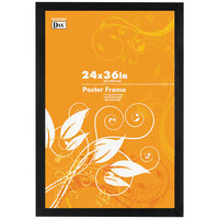 DAX 2863U2X 24" x 36" Black Solid Wood Wide-Profile Poster Frame