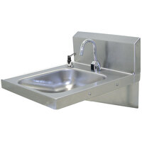 Advance Tabco 7-PS-26 Hands Free Hand Sink with Soap Dispenser - ADA Compliant