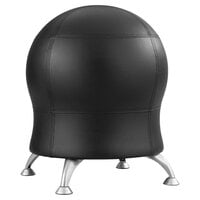 Safco 4751BV Zenergy Black Vinyl Ball Chair