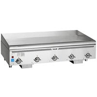 Vulcan VCCG60-IC Liquid Propane 60" Griddle with Infrared Burners and Rapid Recovery Plate - 120,000 BTU