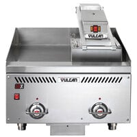 Vulcan VMCS-202 Heavy Duty Clamshell Electric Griddle Top with Grooved Steel Plate for Select Vulcan and Wolf Griddles - 240V