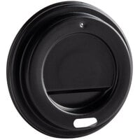 Choice 4 oz. Black Hot Paper Cup Travel Lid - 100/Case