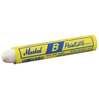 Markal 80420 4" x 3/8" White B Paintstik Solid Paint Crayon