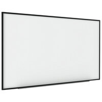 MasterVision BI1591720 52 inch x 90 inch White Interactive Magnetic Porcelain Dry Erase Board with Black Frame