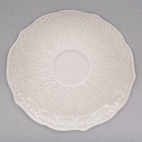 10 Strawberry Street EVER-0009S Ever 5 1/2 inch White New Bone China Saucer - 36/Case
