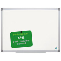 MasterVision BVCMA2707790 48 inch x 72 inch White Magnetic Dry Erase Board with Silver Aluminum Frame