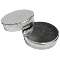 MasterVision BVCIM130809 3/4 inch Silver Circle High-Intensity Board Magnets - 10/Pack
