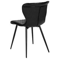 Flash Furniture LF-9-07A-BLK-GG Bristol Contemporary Black Vinyl Upholstered Chair