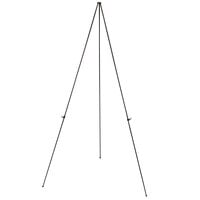 MasterVision FLX04201MV 61 1/2" Black Steel 3-Leg Lightweight Easel