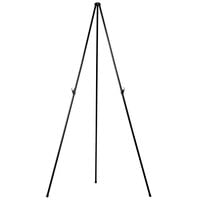 MasterVision FLX10201MV 61 1/2" Black Steel 3-Leg Heavy-Duty Easel