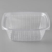 Eco Products EP-RC32 32 oz. PLA Plastic Compostable Rectangular Deli Container and Lid - 200/Case