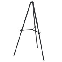 MasterVision FLX11404 Quantum 35 5/8 inch to 61 1/4 inch Black Plastic Heavy-Duty Display Easel