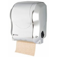 San Jamar T7470SS Simplicity Essence Summit Stainless Steel Look Hands Free Paper Towel Dispenser