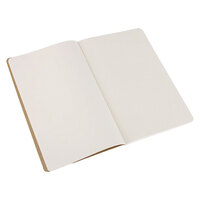 Moleskine QP418 5 inch x 8 1/4 inch Kraft Brown Plain Cahier Journal - 3/Pack